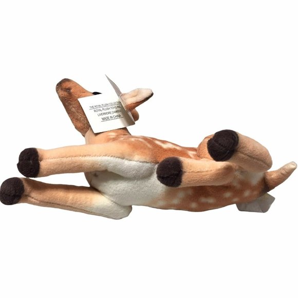 Royal Plush Deer Realistic Stuffed Animal Plush 11x8in Doe Antlers Fawn Easter - Picture 8 of 12